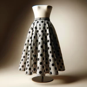 Image of a spotted skirt